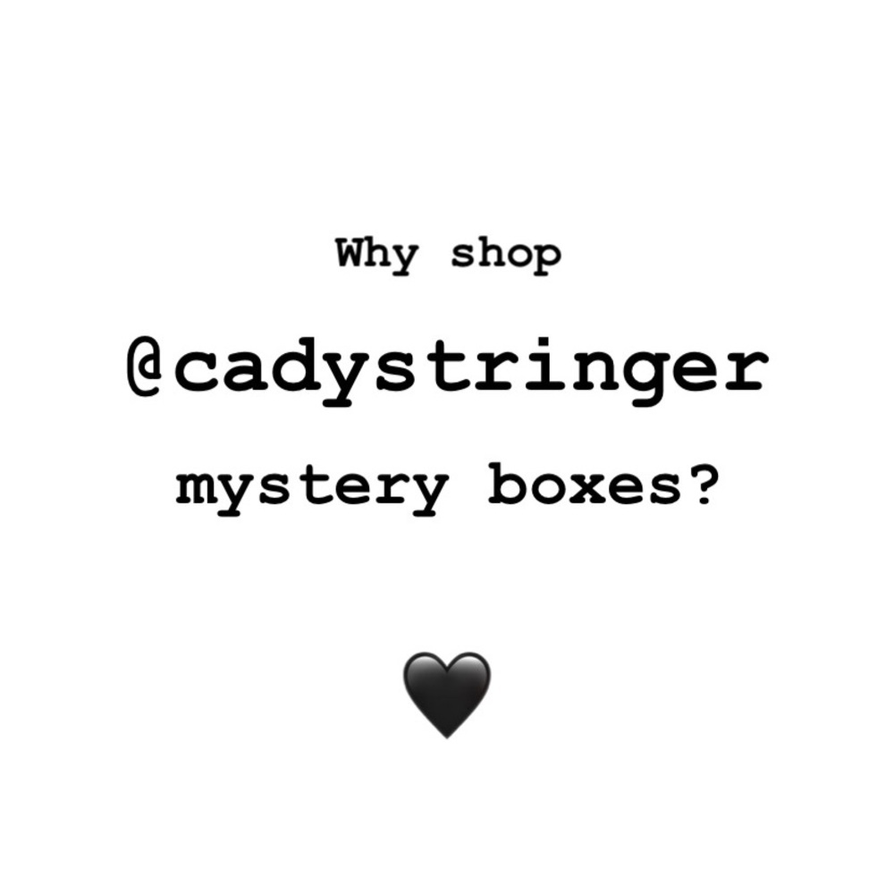 Why shop @CadyStringer Mystery Boxes? 🖤